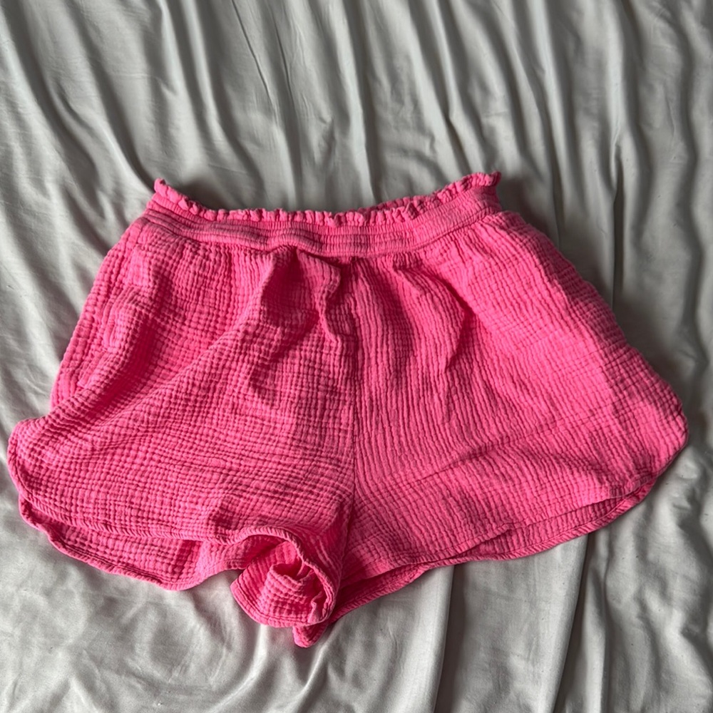 Aerie Hot Pink Casual Shorts
